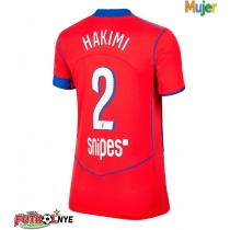 Camiseta Paris Saint-Germain Achraf Hakimi #2 Tercera Equipación para mujer 2025-26 manga corta